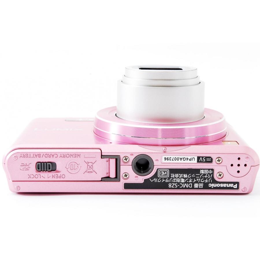 LUMIX パナソニック コンデジ Panasonic DMC-SZ8 ピンク 中古 Wi-Fi