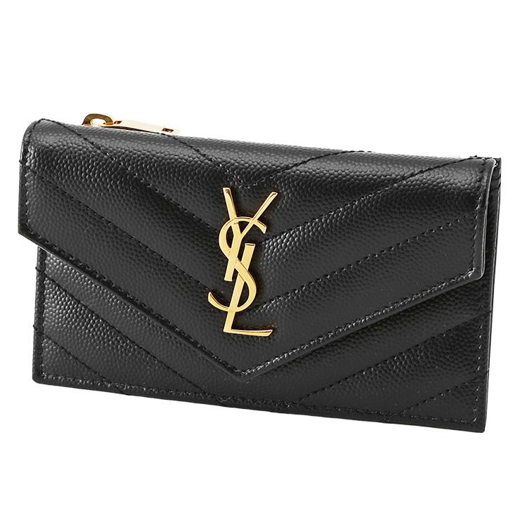 SAINT LAURENT サンローラン カサンドラ カードケース フラップ式