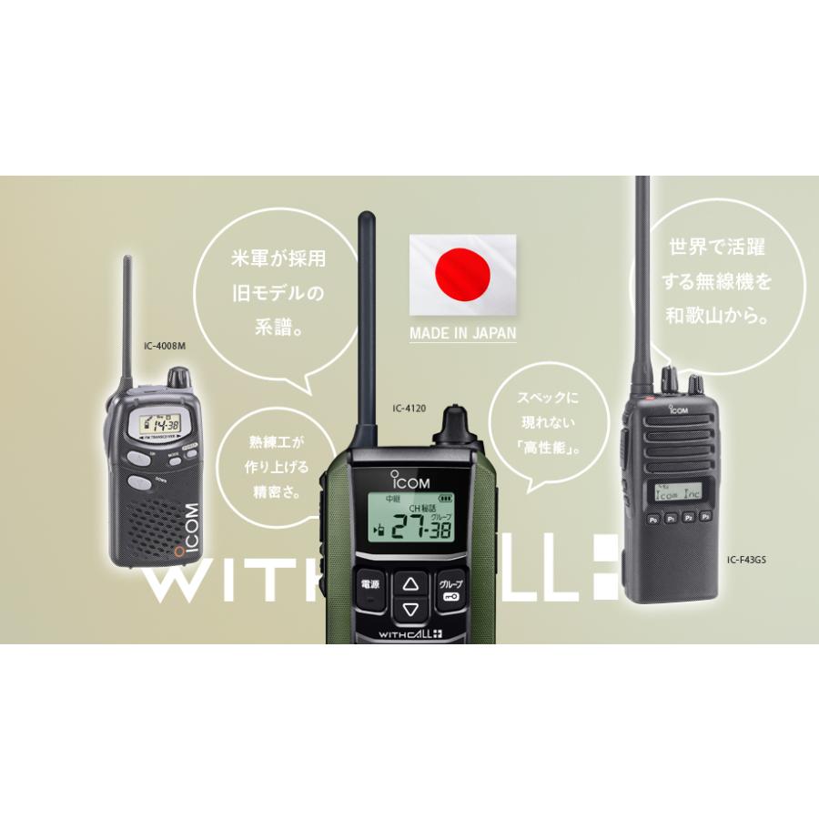 ICOM（アイコム） IC-4120 2台セット 特定小電力 トランシーバー