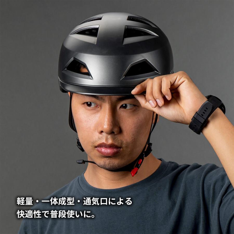半キャップ ヘルメット 自転車用ヘルメット つば付き 大人用 : 自転車