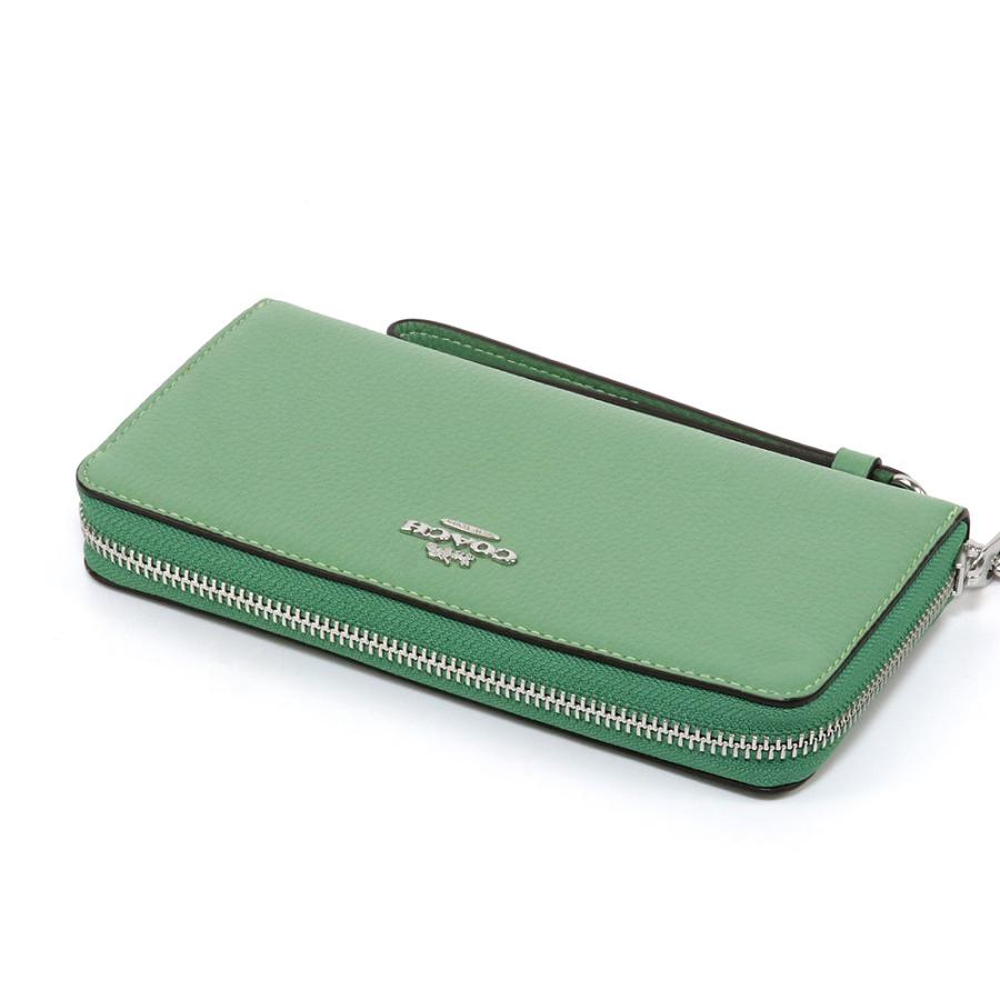 新品】COACH コーチ ラウンド 長財布 C4451 ウォレット カーキ系 COACH