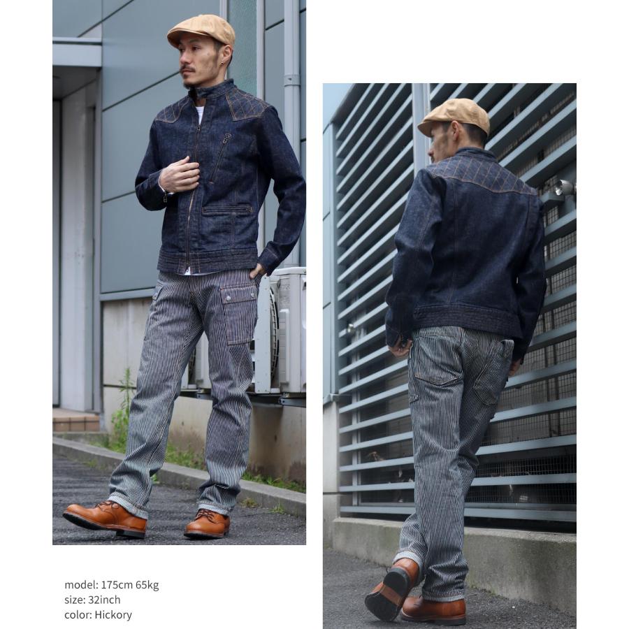 児島ジーンズ 公式通販 カーゴパンツ 切り替え ストレート アメカジ