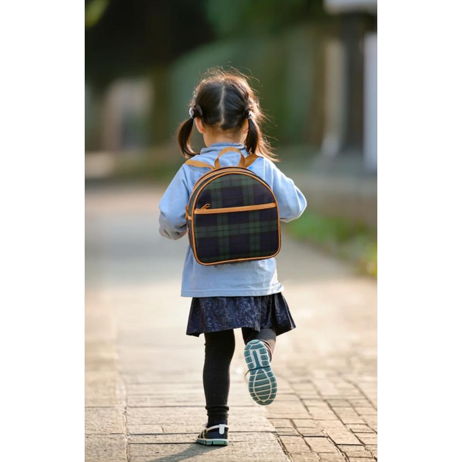 CARAMEL 新発売【通園リュック チェック柄】日本製(豊岡製 )幼稚園