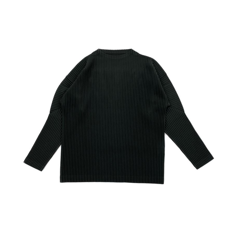イッセイミヤケオムプリッセ 長袖Tシャツ カーキ HP23JK143 メンズ