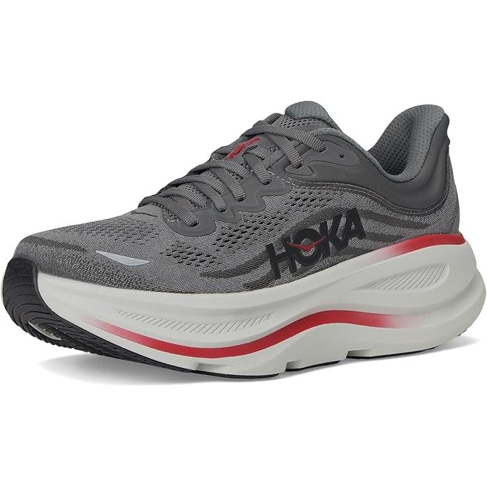 取寄) ホカオネオネ メンズ ボンダイ 9 Hoka men Bondi Satellite Grey