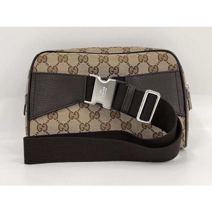 GUCCI（グッチ） ウエストバッグ GGキャンバス レザー ベージュ
