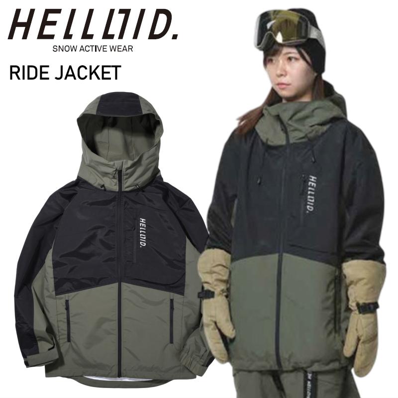 ◎ HELLOID RIDE JACKET OLIVE ヘルロイド スノボウェア 3L スリー