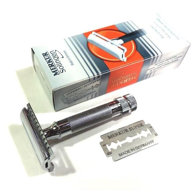 ゾーリンゲン メルクールベストセラー髭剃り34C 両刃ホルダー テスト替