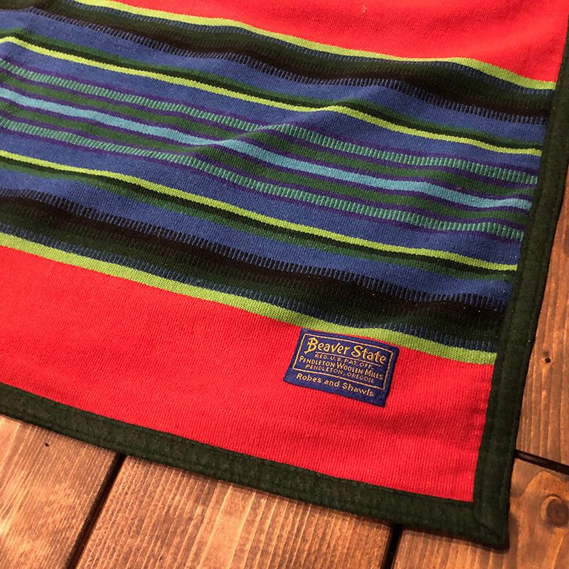PENDLETON（ペンドルトン） Pendleton Beaver State Blanket Red Navy