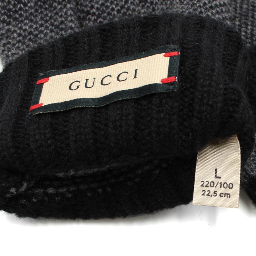 GUCCI（グッチ） 726586-4GABX-1360 カシミア フィンガーレスグローブ