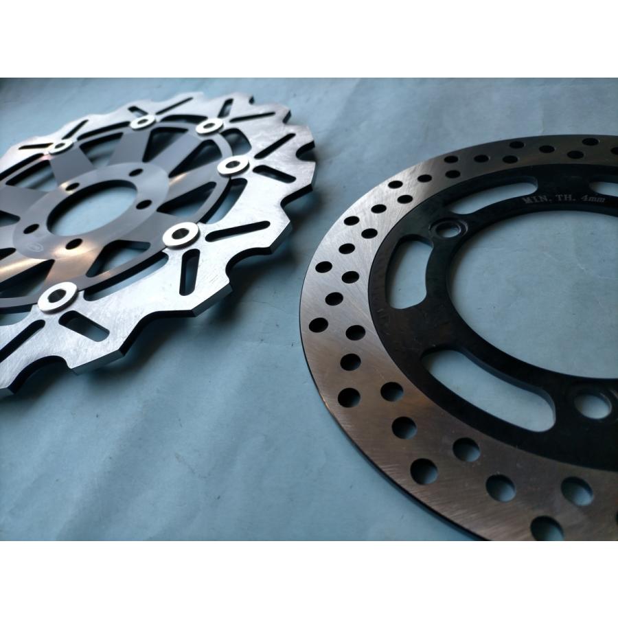 新品 ブレーキディスク バリオス 前後セット 036S黒フロント,リア