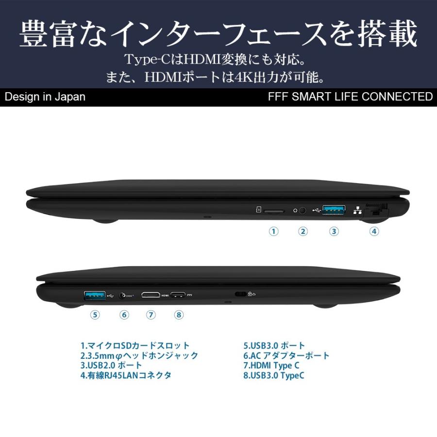 IRIE ノートパソコン 新品 Win10pro ssd カメラ 14.1インチ Celeron