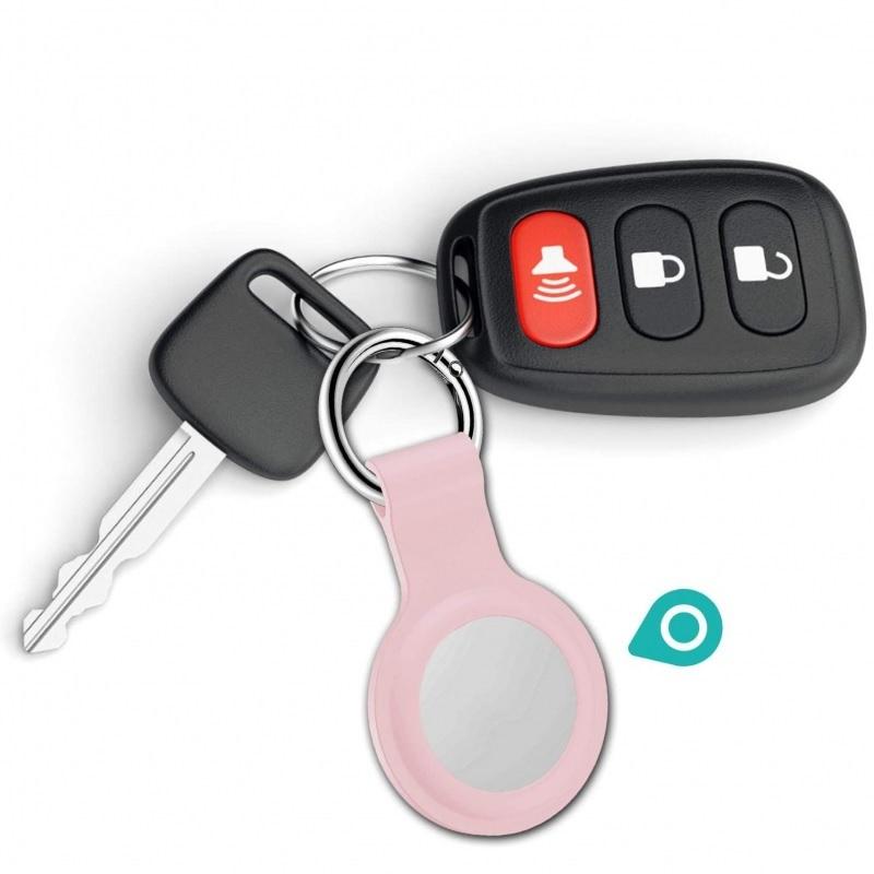 エアタグ Airtag ケース 2個 セット 赤 レッド ピンク カバー