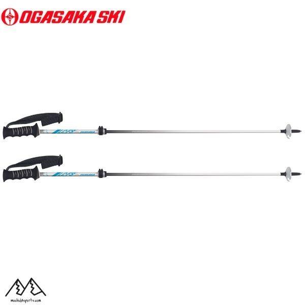 OGASAKA（オガサカ） サイズ調整式 ストック スキーポール ホワイト 90