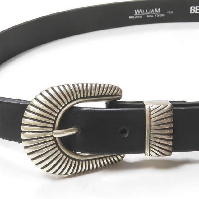 WILLIAM x BEAMS F ウィリアム ビームスエフ 別注 Slim Western Belt
