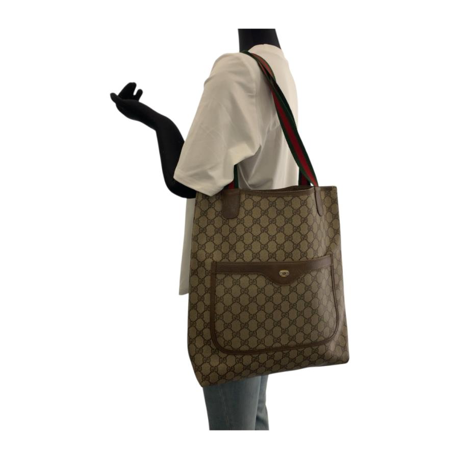 GUCCI（グッチ） オールドグッチ シェリーライン ベージュ レッド