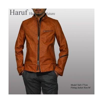 ハルフ Haruf 馬革 レザージャケット ライダースジャケット 革ジャン