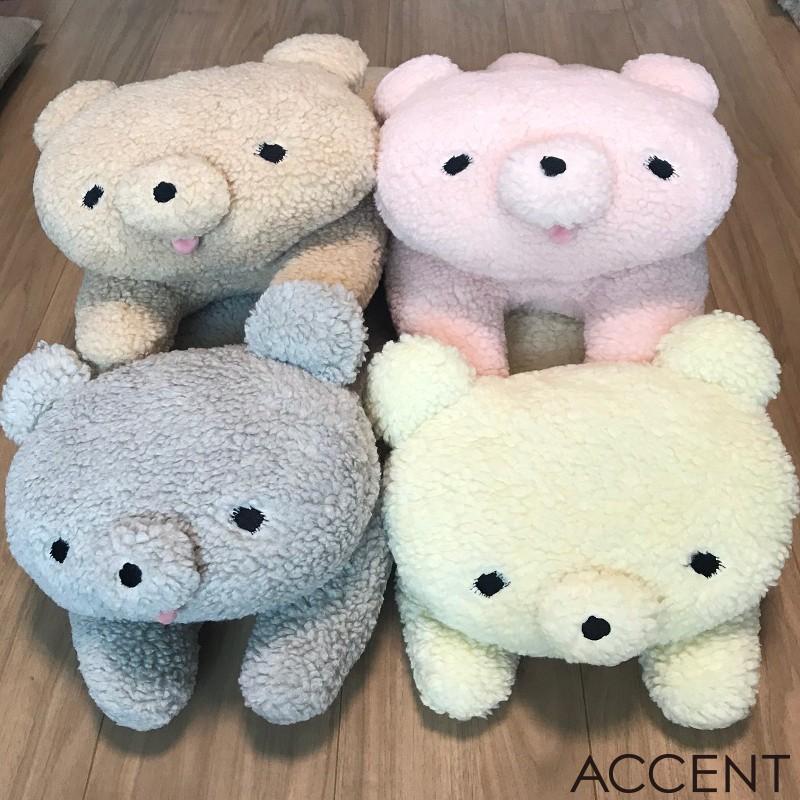 モチクマ/もちくま ムートン（MOCHIKUMA MOUTON） クッションL P0321