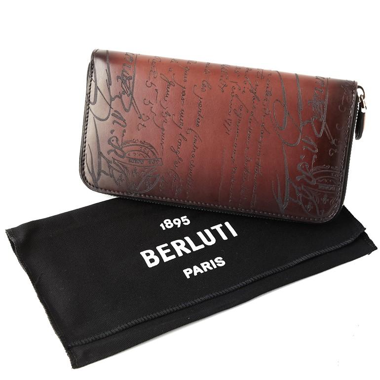 Berluti（ベルルッティ） イタウバ ネオ スクリットレザーロングジップ