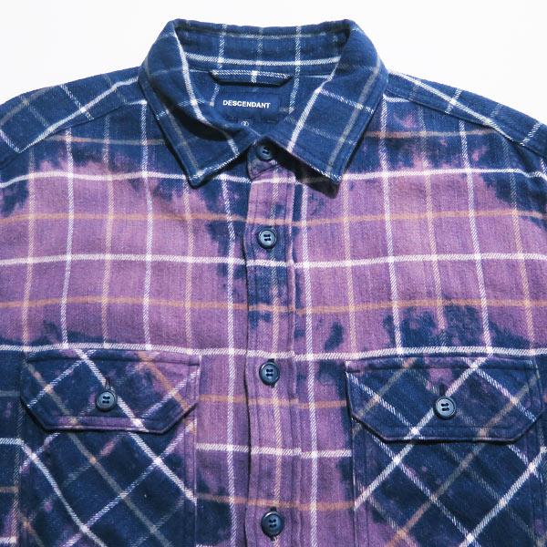 DESCENDANT ディセンダント 19SS MOSS CHECK LS SHIRT 191BRDS-SHM01