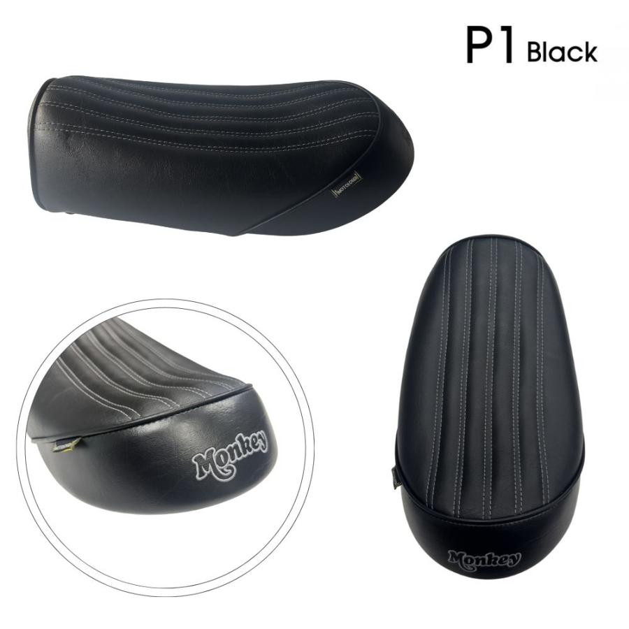 MonQeyKing ホンダモンキー125交換用シート [Black] Honda Monkey 125