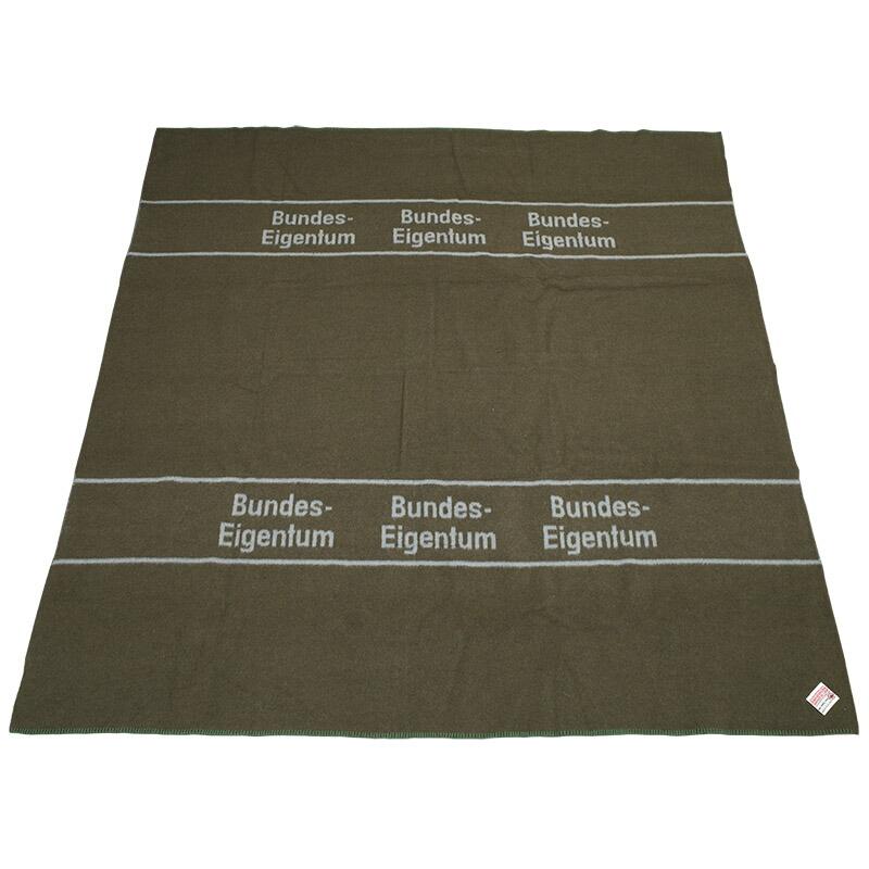 ドイツ軍 60s ウールブランケット 200×210cm デッドストック EE895NN