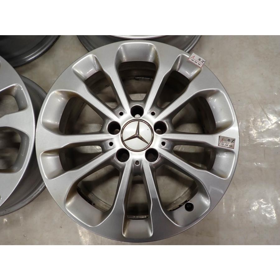 4本SET 会社宛 送料無料 17×6.5J メルセデスベンツ 純正 アルミ