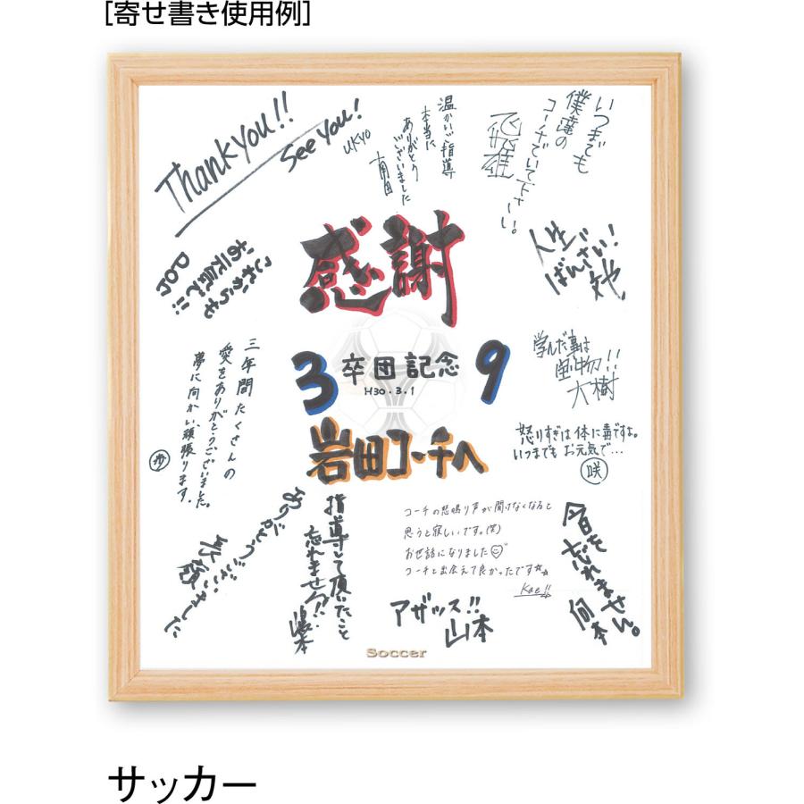 UNIX（ユニックス） 額色紙 サッカー 記念品 メッセージ 寄せ書き