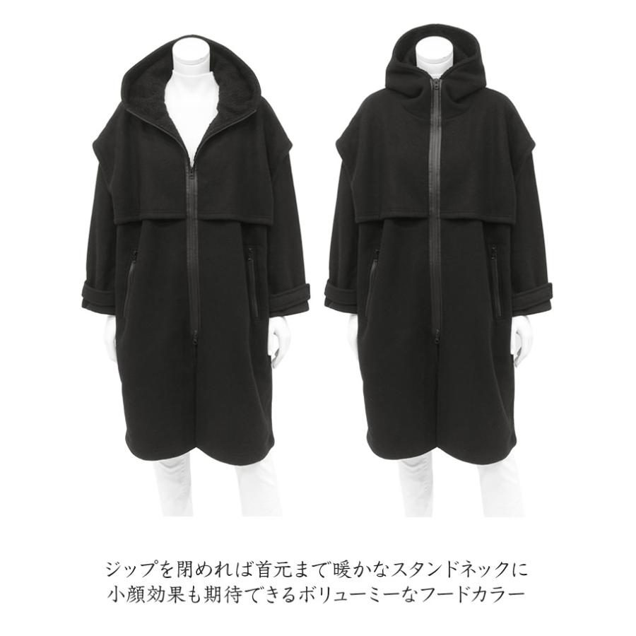 SPECCHIO（スペッチオ） 公式店 裏ボア フード付き ファスナー コート