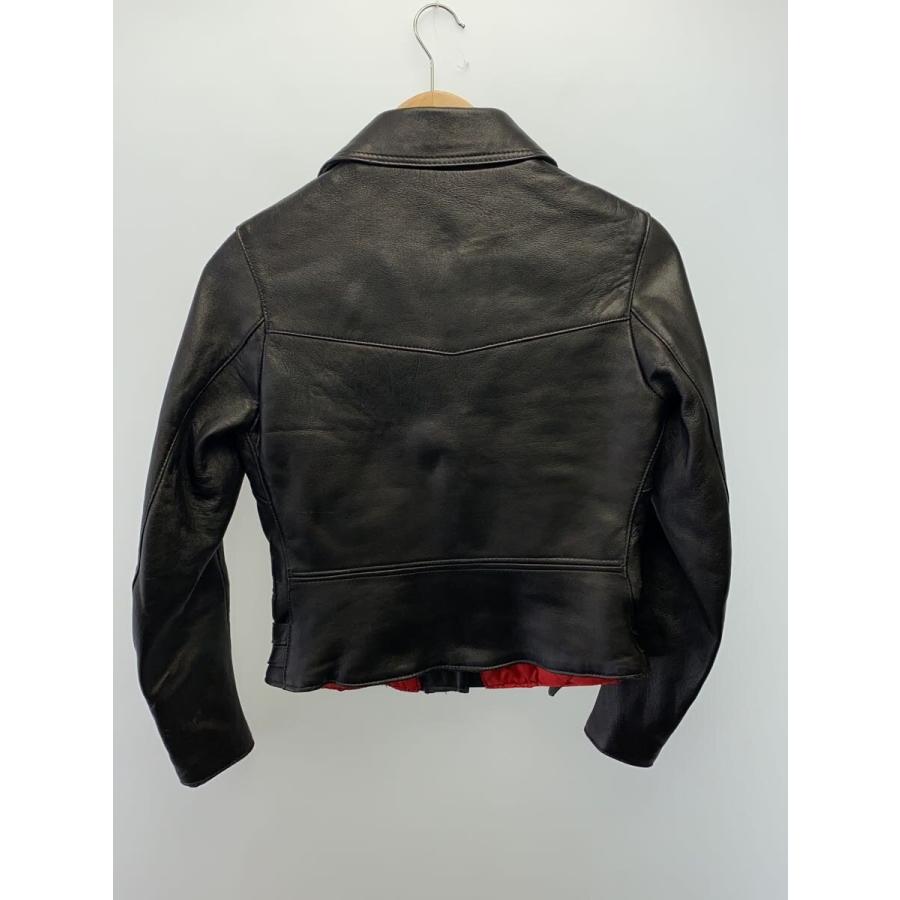 666 Leather Wear◇80s/死神タグ/イングランド製/ダブルライダース
