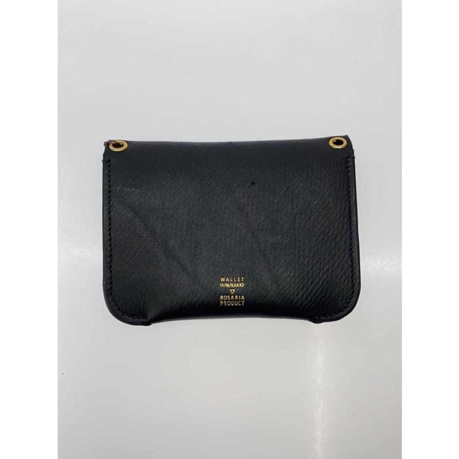 SUN/kakke◇WALLET SUN/KAKKE ストラップ付きレザーウォレット