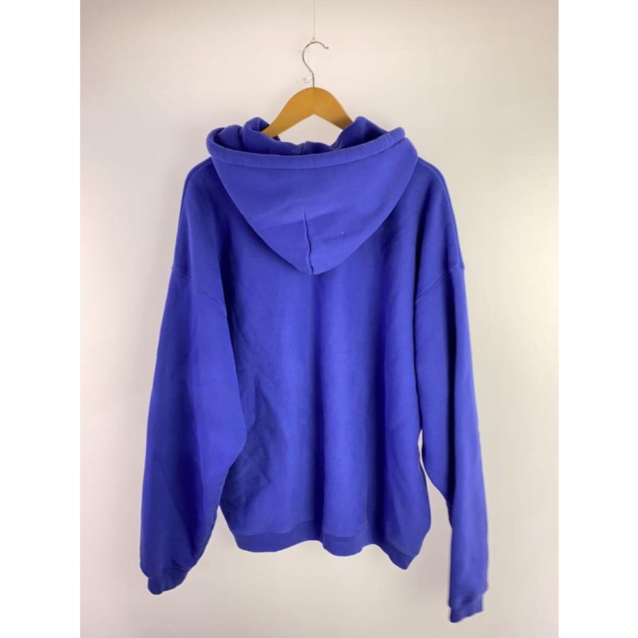 STUSSY◇ジップパーカー/FADED GRAPHIC ZIP HOODIE/XL/コットン/BLU