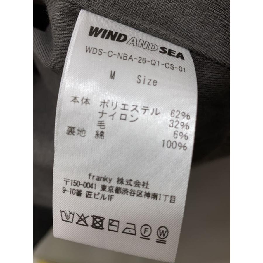 WIND AND SEA◇Jacquard Knit Hoodie/M/ポリエステル/GRY/WDS-C-NBA-26