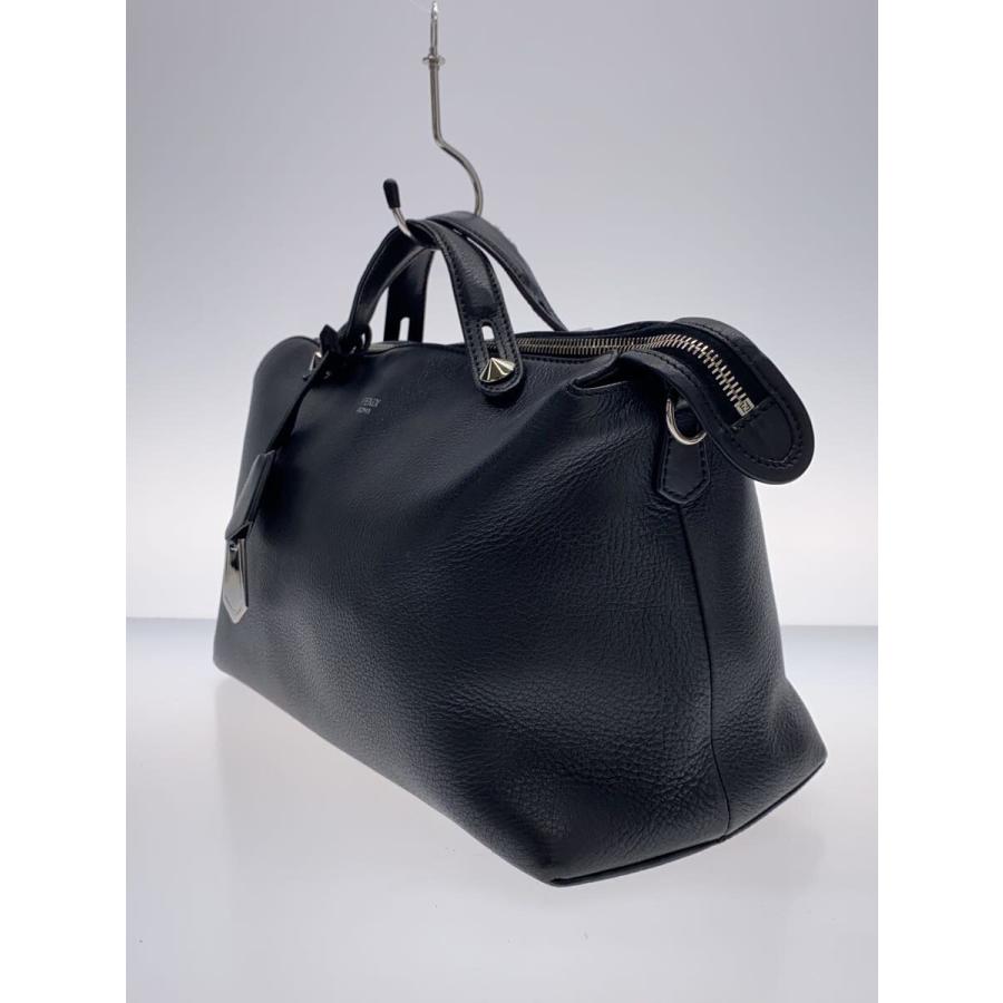 FENDI◇BY THE WAY/バイザウェイ/ショルダーバッグ/レザー/BLK/無地
