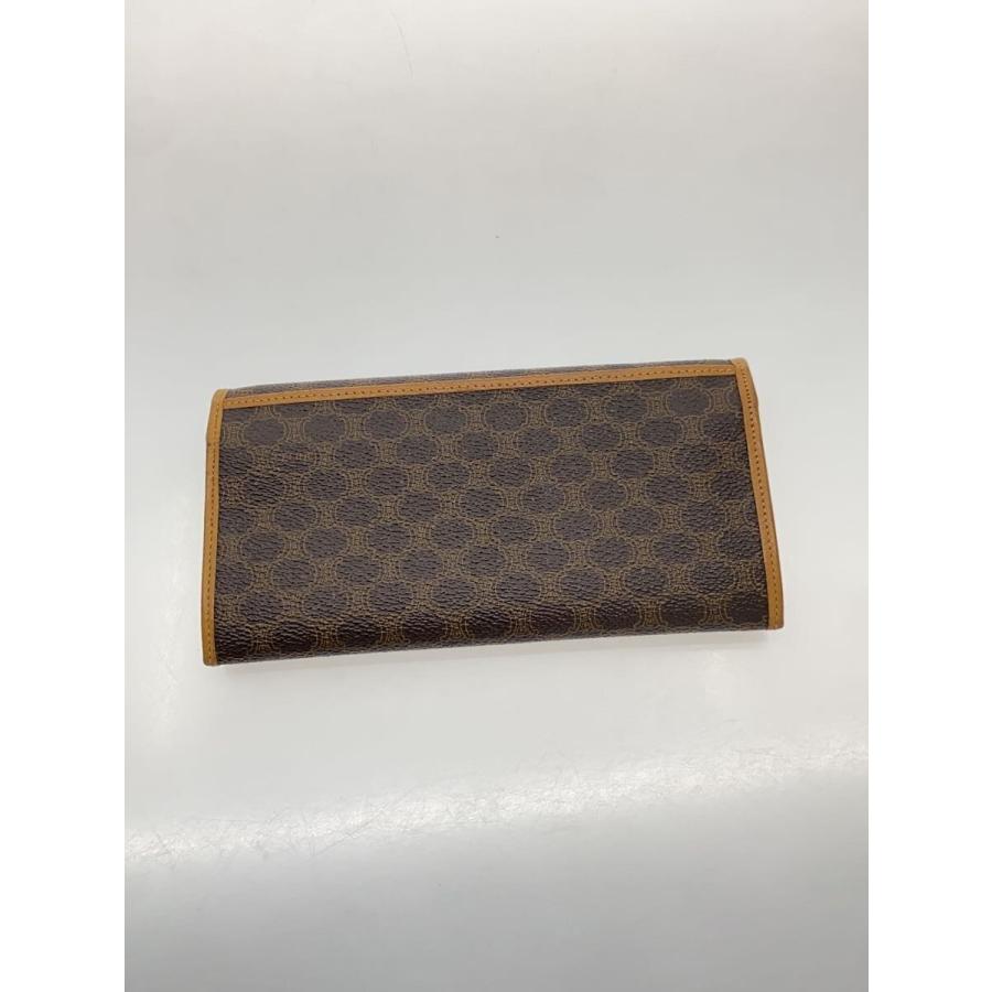 CELINE◇オールドセリーヌ/マカダム柄/トリオンフ金具/2つ折り財布
