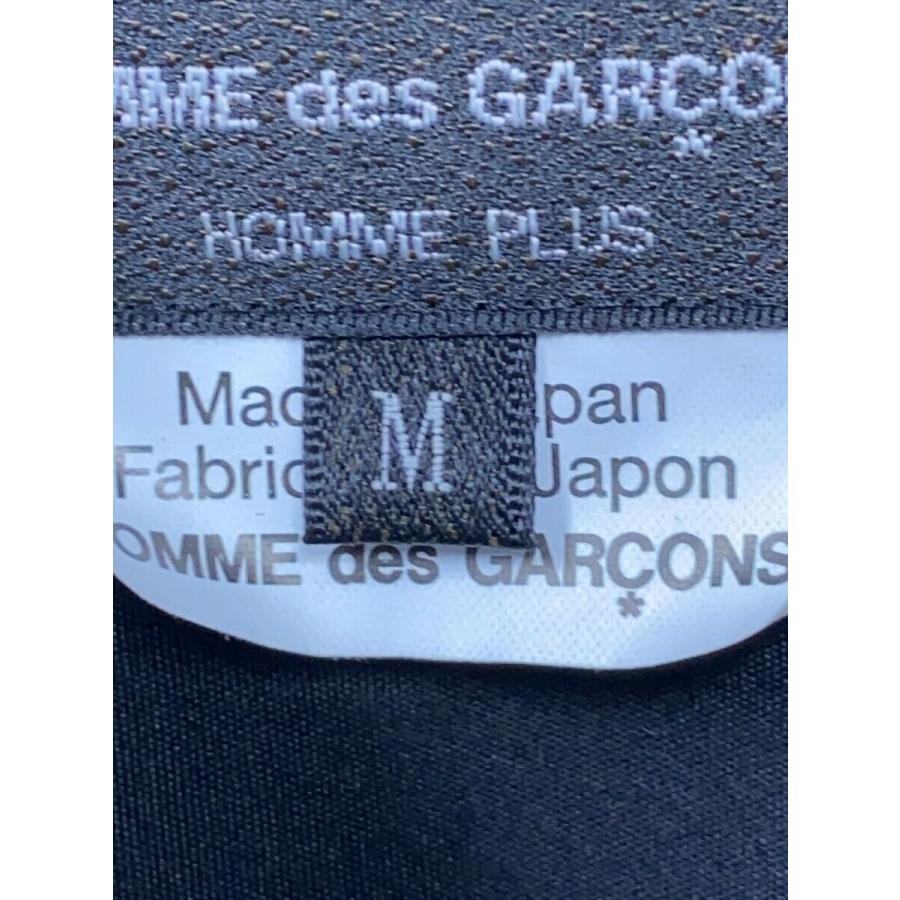 COMME des GARCONS HOMME PLUS◇長袖シャツ/M/コットン/BLK/po-b011