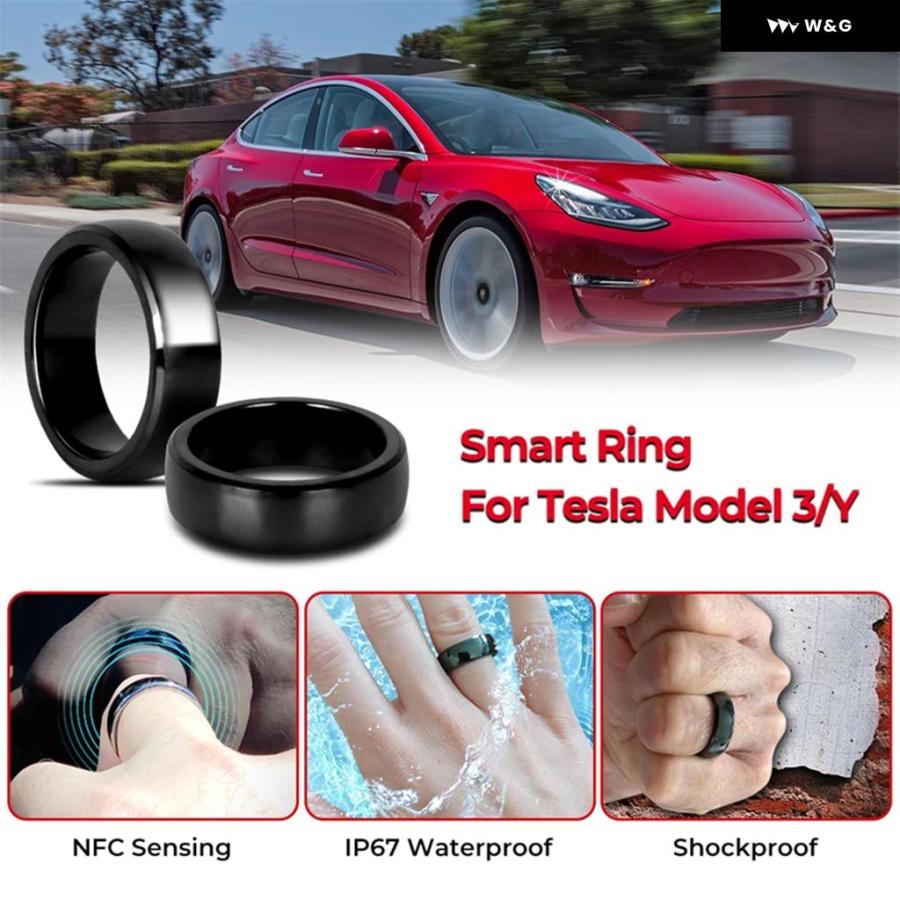 並行輸入品 テスラ モデル3 モデルY スマートキーリングアクセサリー