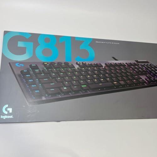 Logicool G ゲーミングキーボード G813-LN 有線 リニア 赤軸 薄型 静か