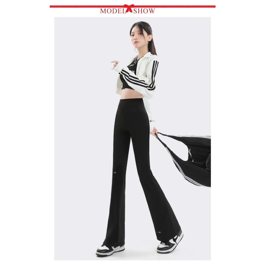 パンツ フレアパンツ ベルボトムパンツ ブーツカット ストレッチパンツ