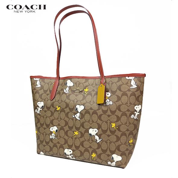 COACH（コーチ） COACH X PEANUTS スヌーピー コラボ シティー トート