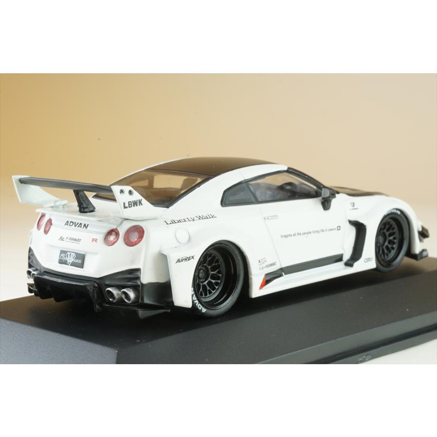 ソリド 1/43 ニッサン GT-R R35 LB シルエット ホワイト 完成品