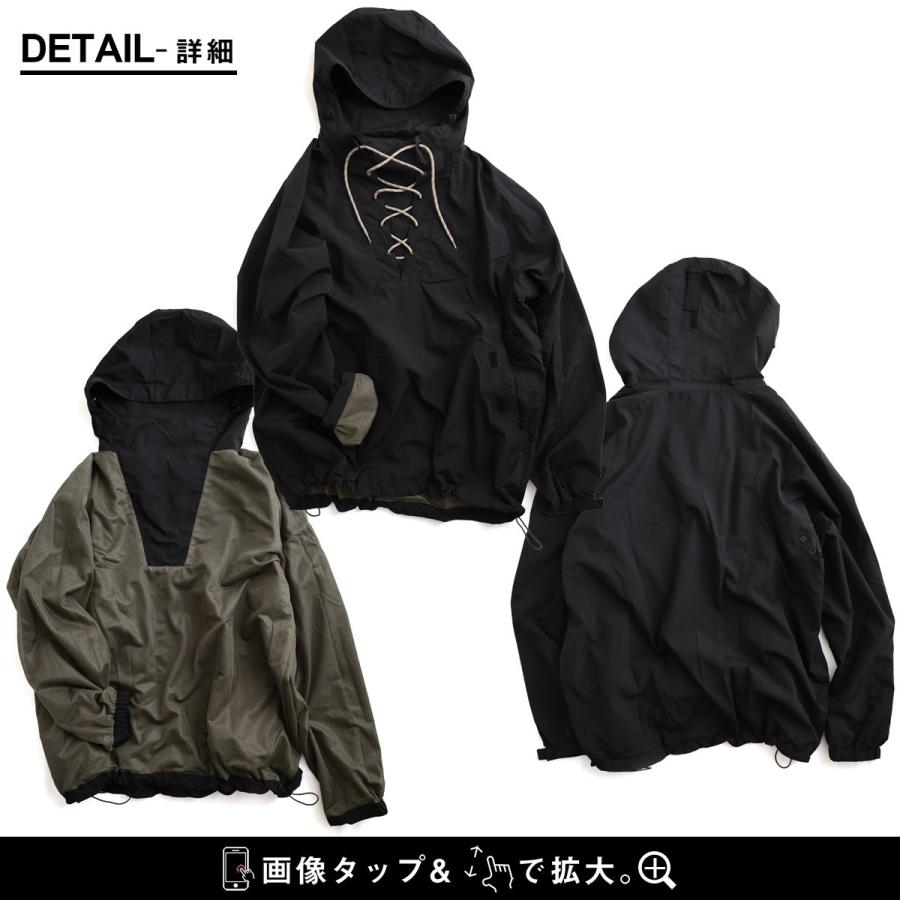 PATY アノラックパーカー パーカー 長袖 メンズ レディース レース