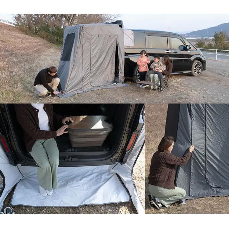 yadocari トランクゲートテントPlus 新モデル カーテント 車中泊テント