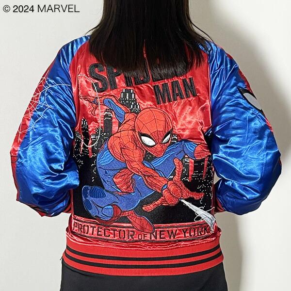 MARVEL 「 スパイダーマン 」 プロテクターニューヨーク スカジャン L