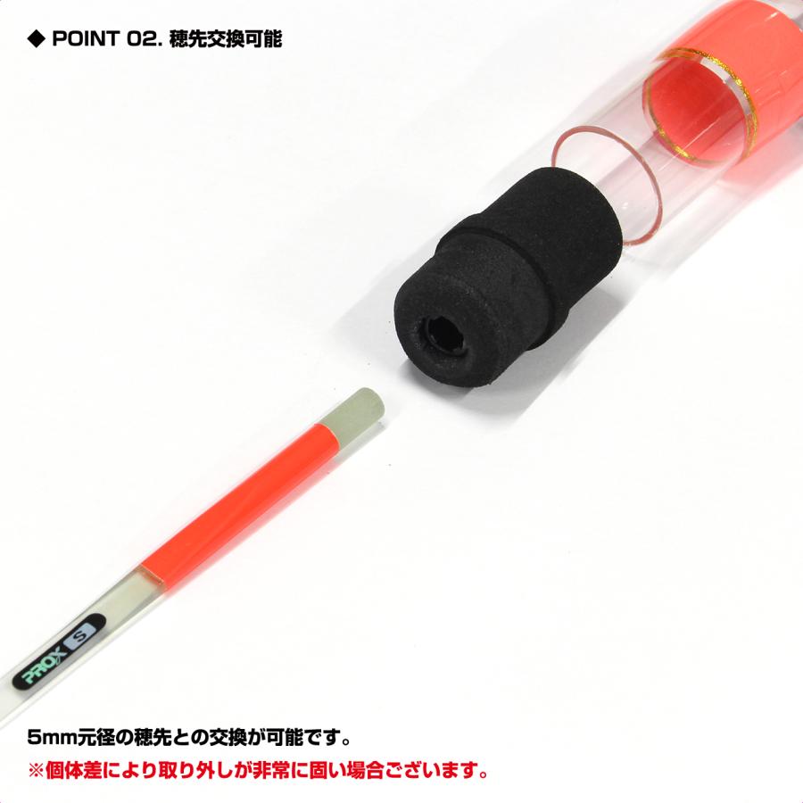 PROX（プロックス） クリアロック扁平穂先 ロッド+カウンターリール