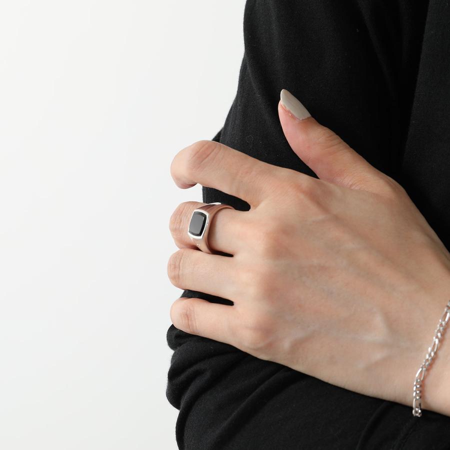 TOM WOOD（トムウッド） リング レディース Kay Ring Polished Onyx