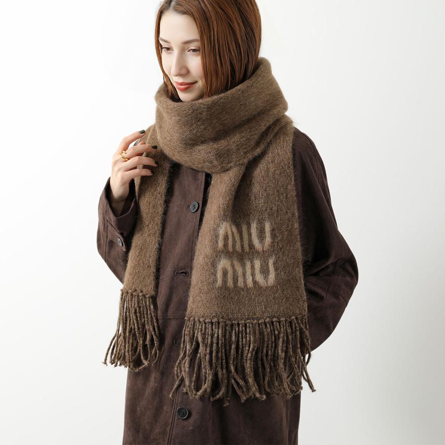 miu miu（ミュウミュウ） マフラー 5FS062 2CQD レディース モヘア