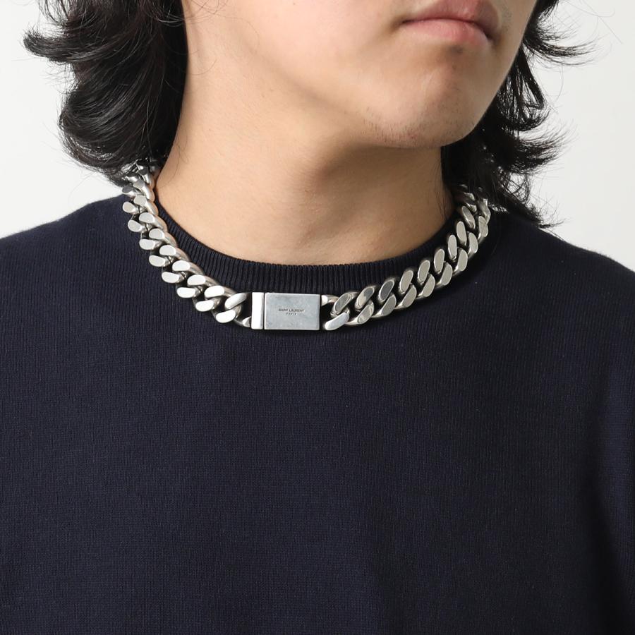 SAINT LAURENT サンローラン ネックレス METAL CURB CHAIN NECKLACE