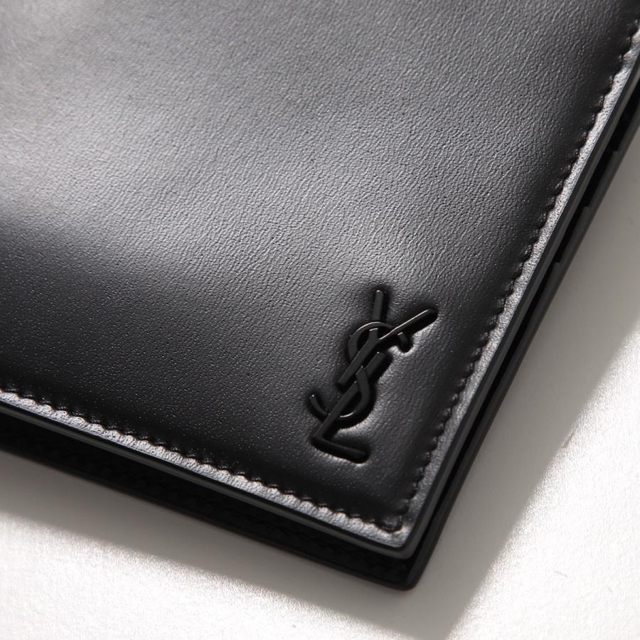 SAINT LAURENT サンローラン 二つ折り財布 607727 1JB0U メンズ