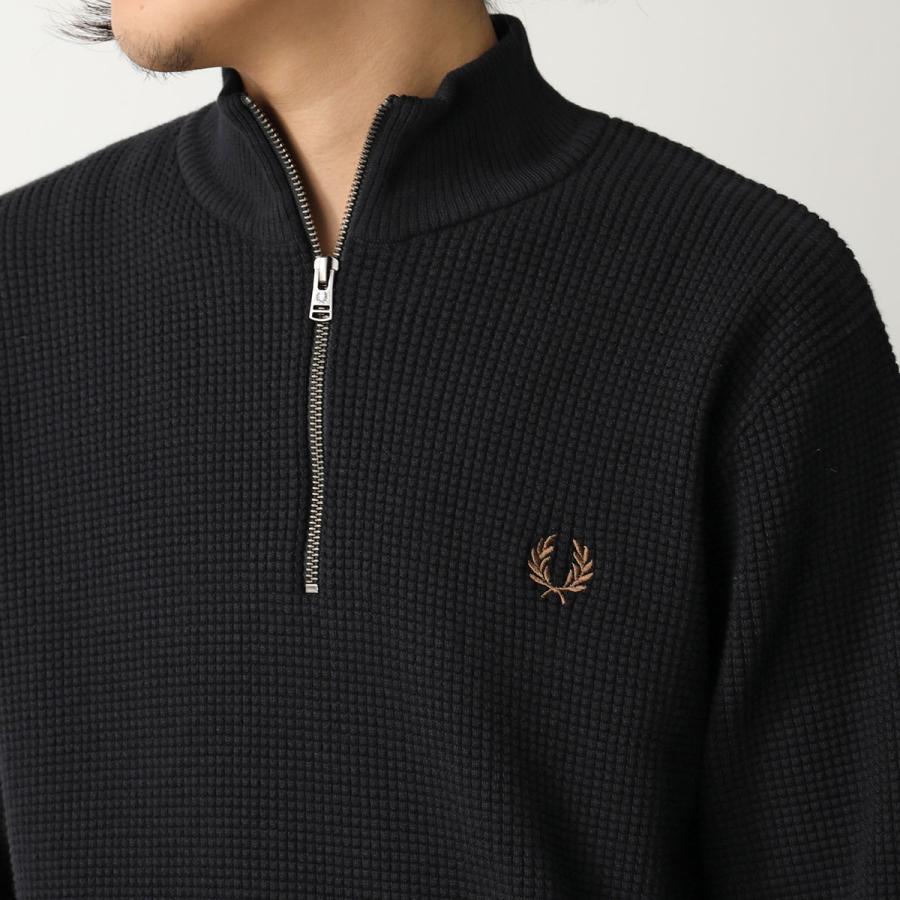 FRED PERRY（フレッドペリー） セーター WAFFLE STITCH HALF ZIP